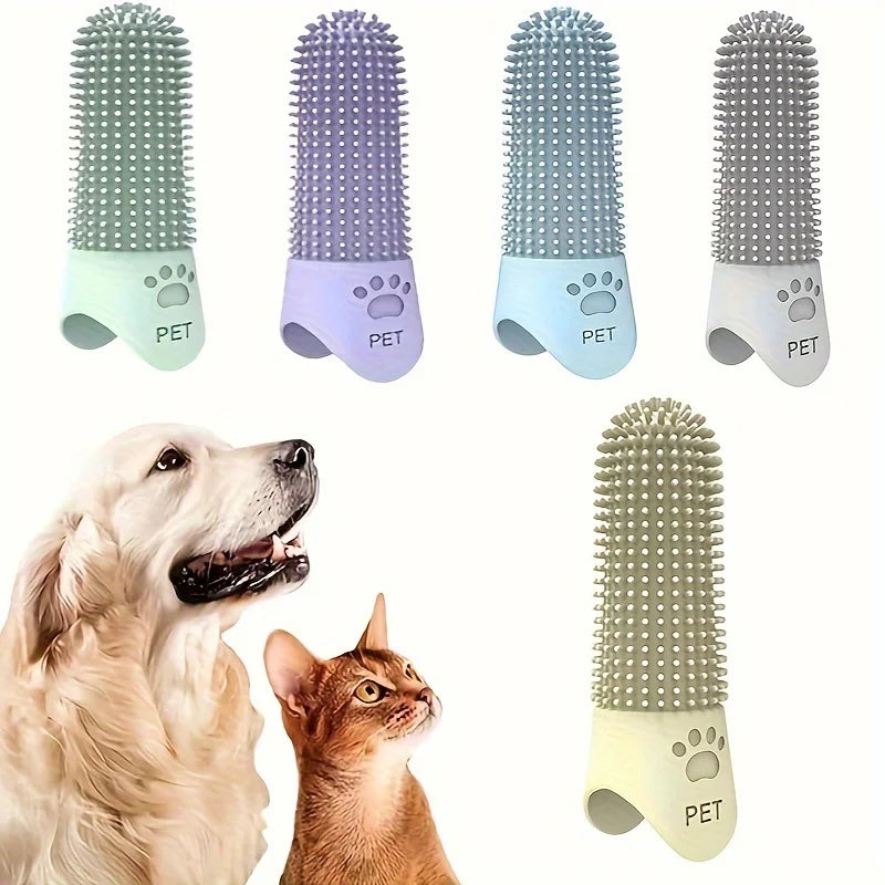 360° Silicone Finger Dog Toothbrush