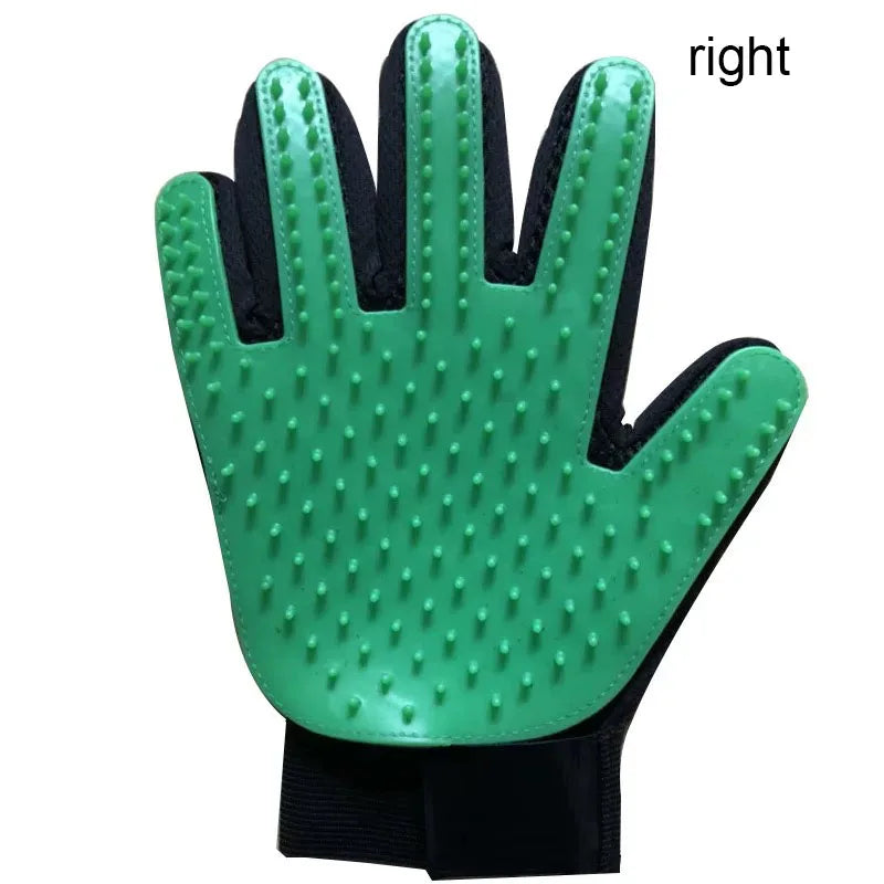 Pet Grooming Glove for Dogs & Cats – Hair Remover & Massage Brush