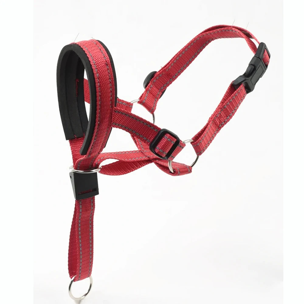 Nylon dog muzzle rope – lightweight anti-bite mask for large dogs.
