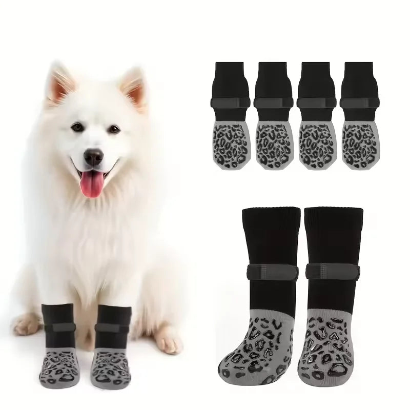 Dog Paw Protectors Anti-Slip Socks (4 pcs)