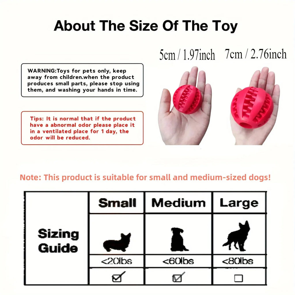 Interactive Dog Treat Ball