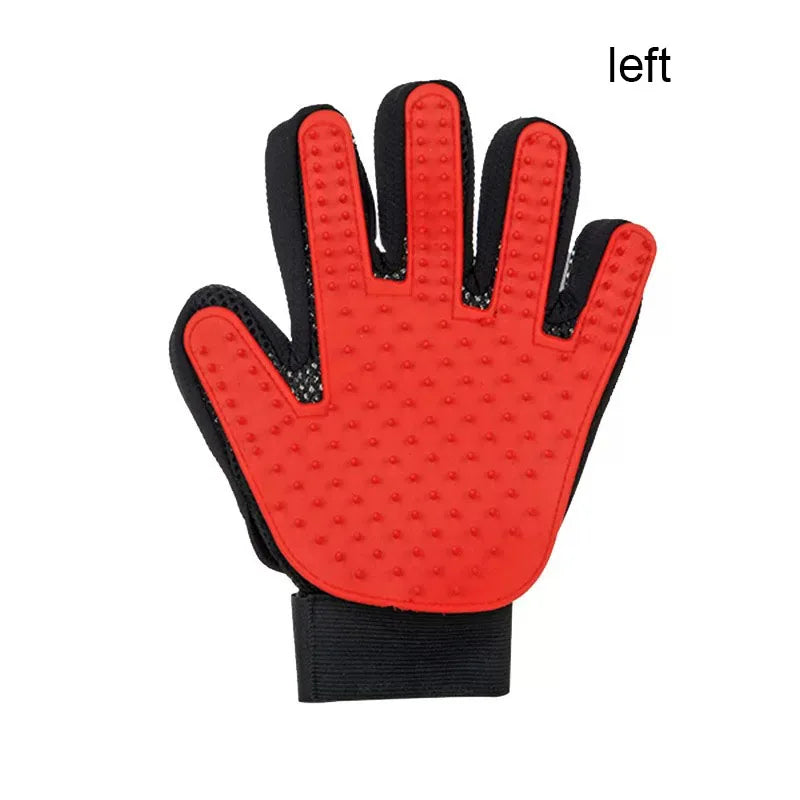 Pet Grooming Glove for Dogs & Cats – Hair Remover & Massage Brush