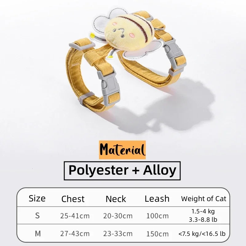 Cat Harness & Leash Set