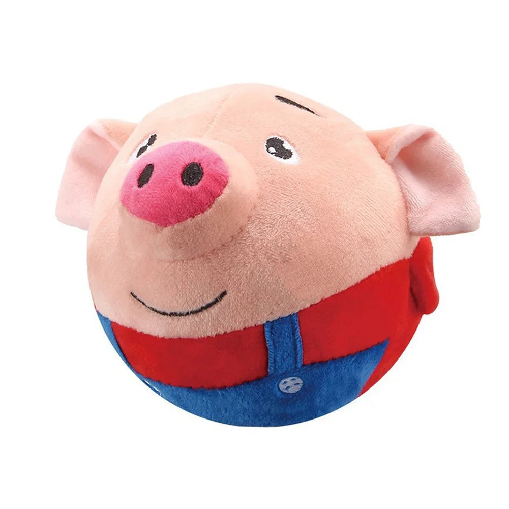 Self-Moving Bouncing Dog Squeaky Toy