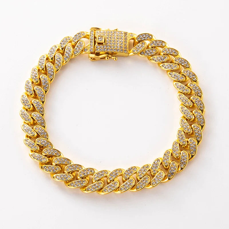 **Luxury Cuban Dog Collar **
