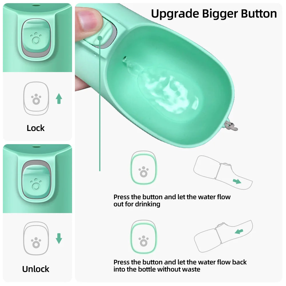 Portable Leakproof Pet Water Bottle 🐾