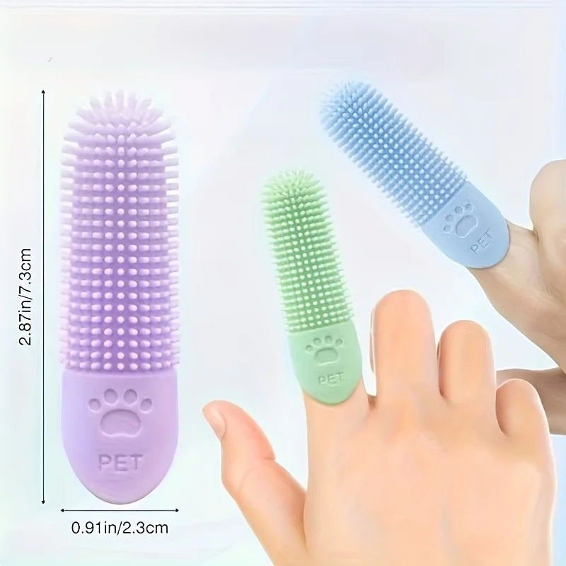 360° Silicone Finger Dog Toothbrush